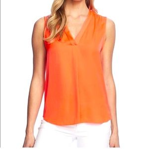 Vince Camuto | V Neck Sleeveless Blouse